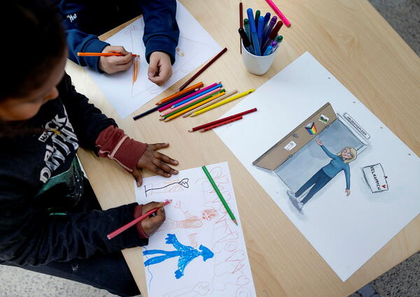 Helsesykepleier i skolehelsetjenesten på Kampen skole i Oslo