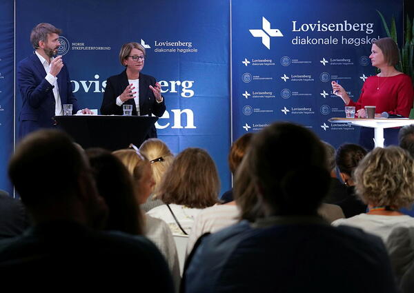 Jan Christian Vestre, Tone W. Trøen og Anne Ekornholmen
Lovisenbergduellen 2025