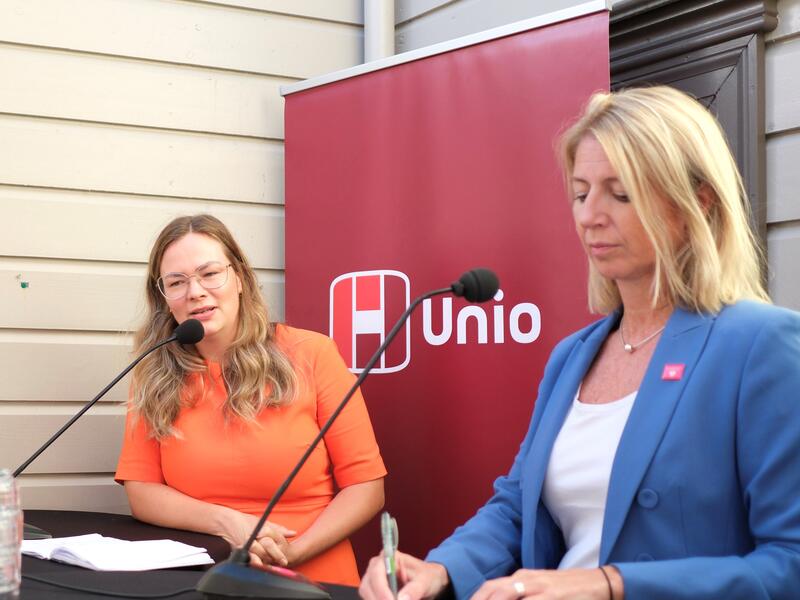 Silje Naustvik og Mina Gerhardsen