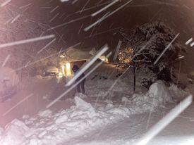 Snøvær på Sørlandet