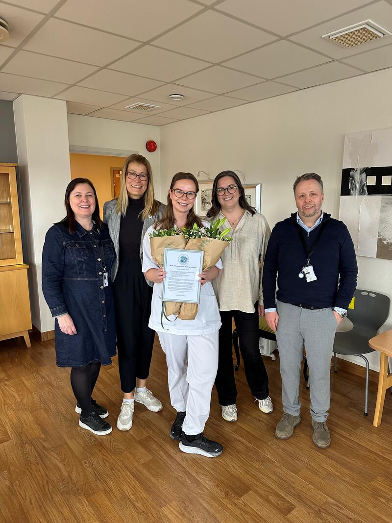 Årets sykepleier med ledere