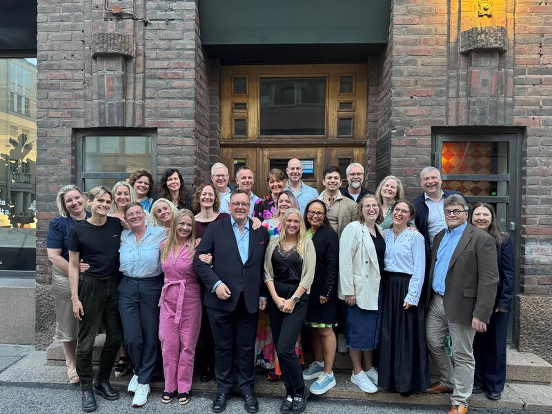 NSFs offesielle delegasjon på ICN congress i Helsinki