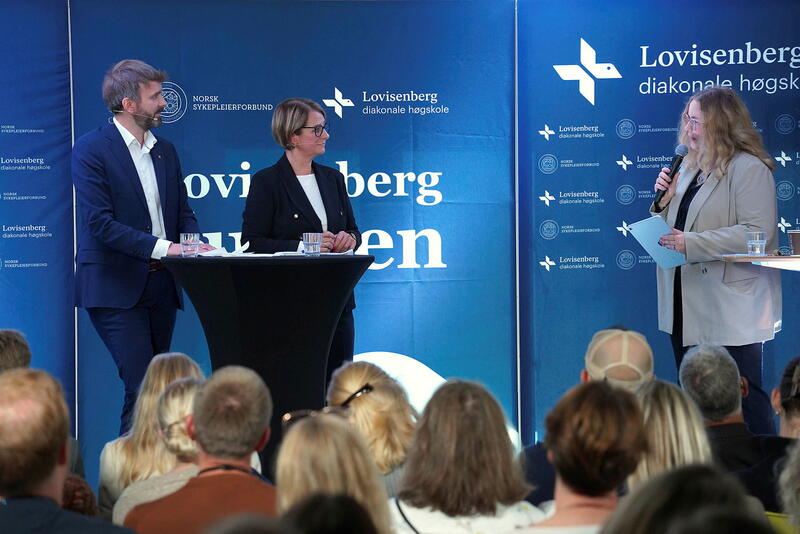Jan Christian Vestre, Tone W. Trøen, og Henriette Karlsen Brenna
Lovisenbergduellen 2025