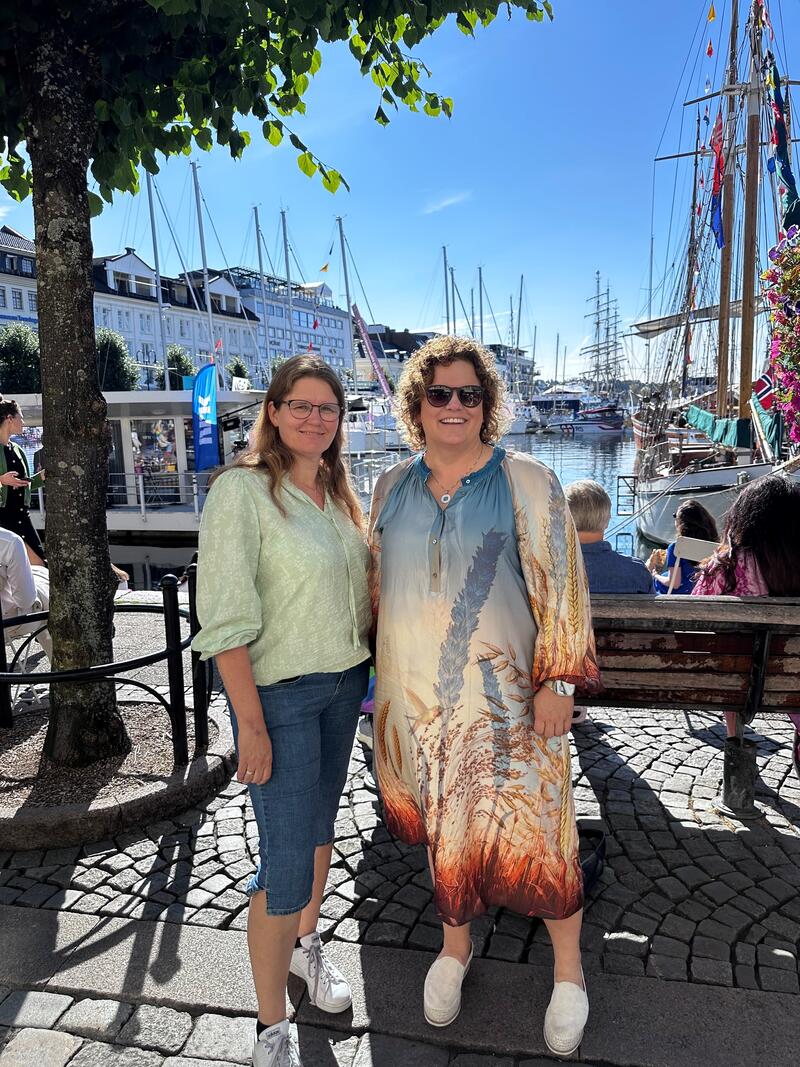 Nestleder Aina og fylkesleder Margareth 