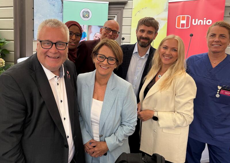 Deltakere i NSFs debatt om eldreomsorg