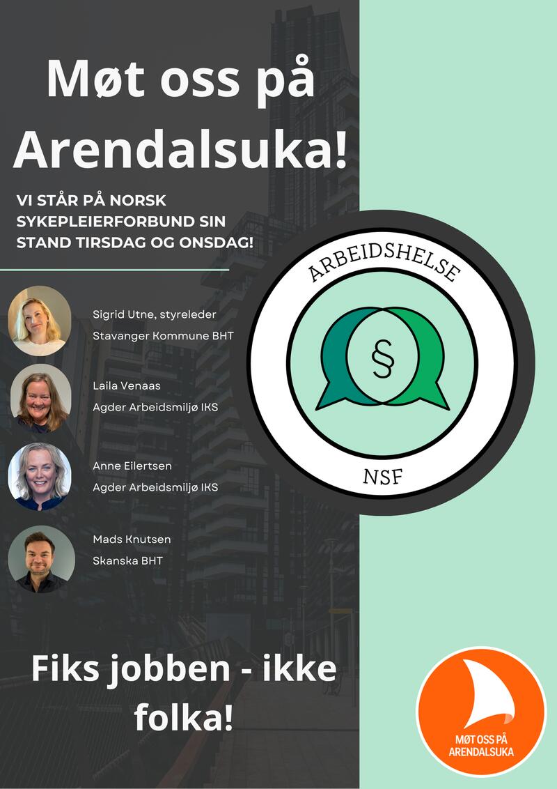 Plakat Møt oss på Arendalsuka