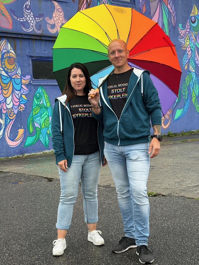 Fylkesleder i Trøndelag Kenneth Sandmo Grip og fylkesnestleder Randi Wågheim